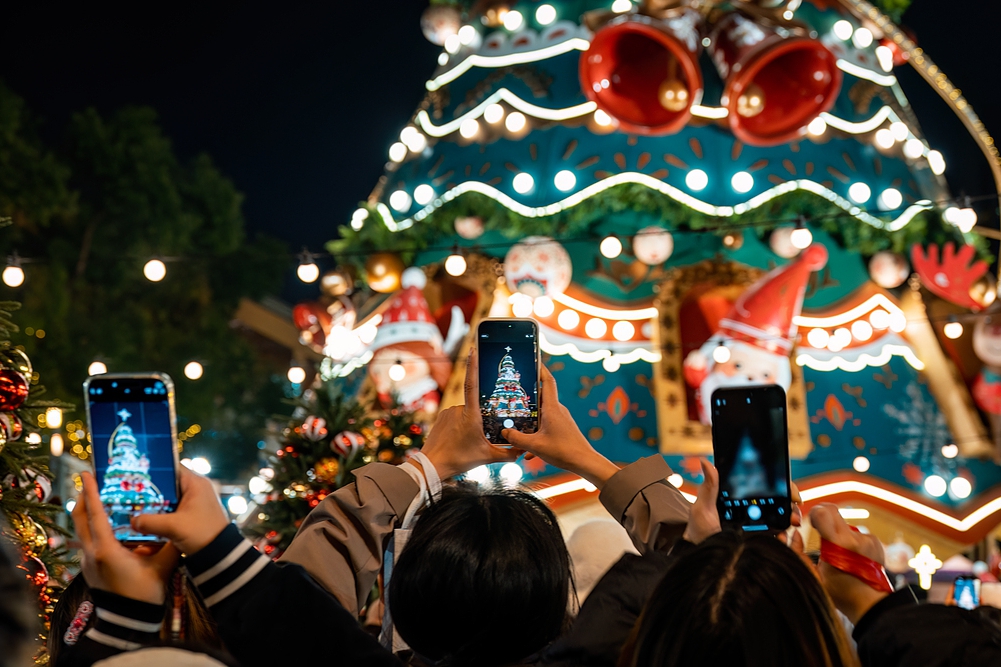 상하이 푸둥신구, 연말 행사 핫플레이스
