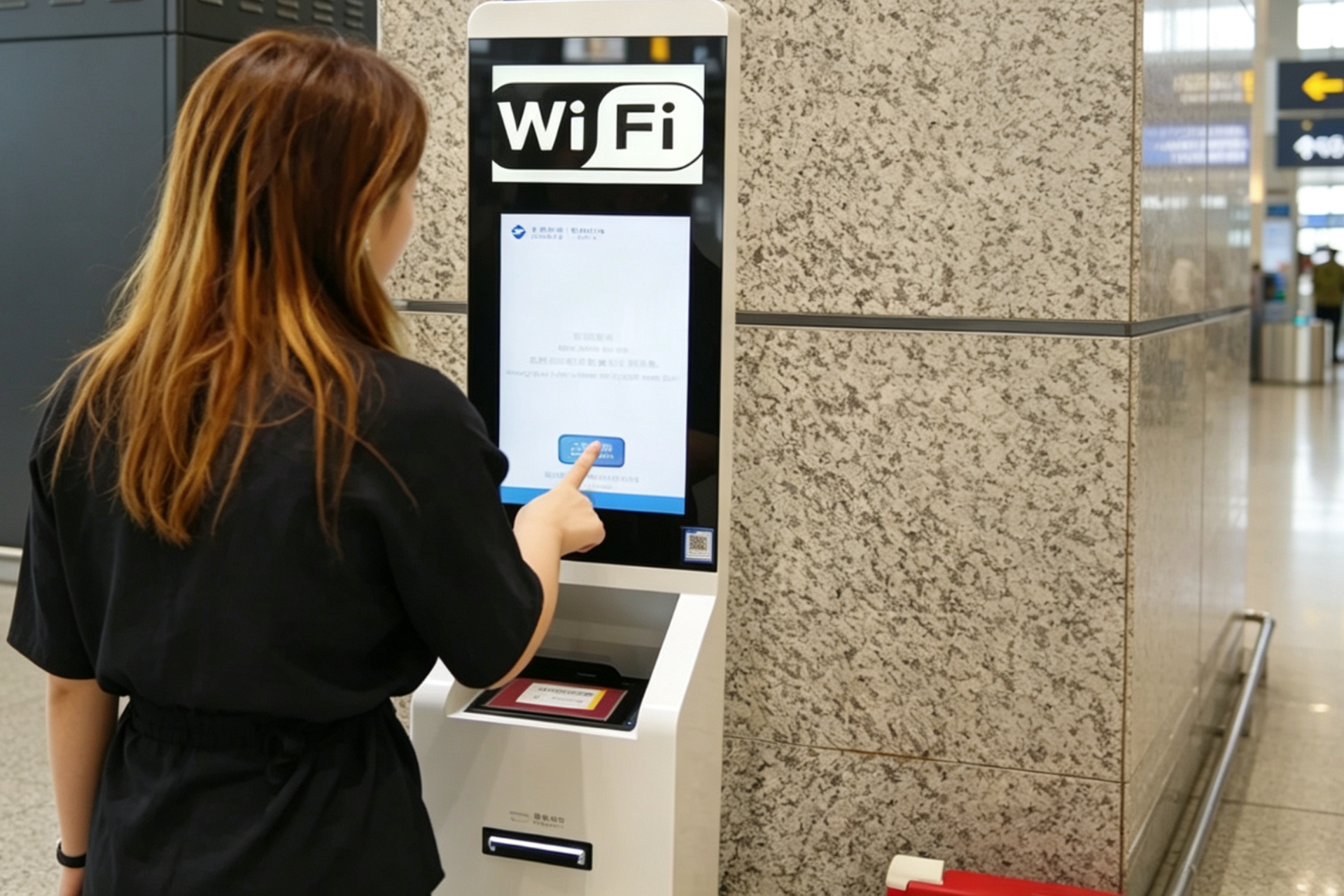 상하이 공항 무료 Wi-Fi 이용 안내