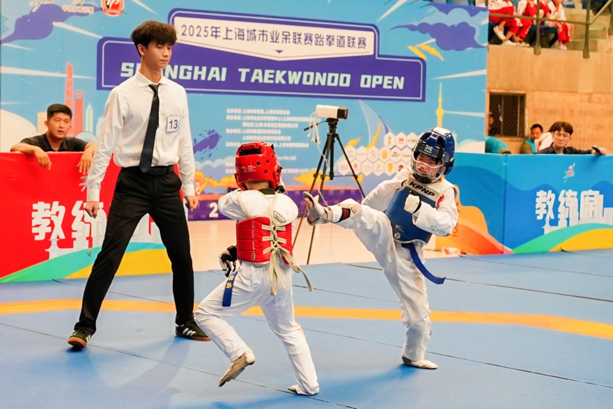 상하이 태권도 오픈 대회 개최​​